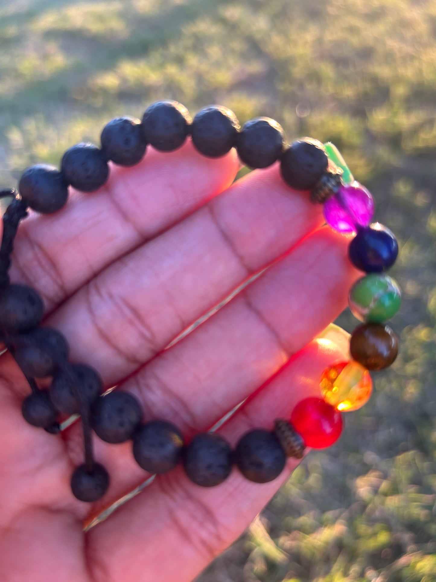 Black Lava Stone Bracelet