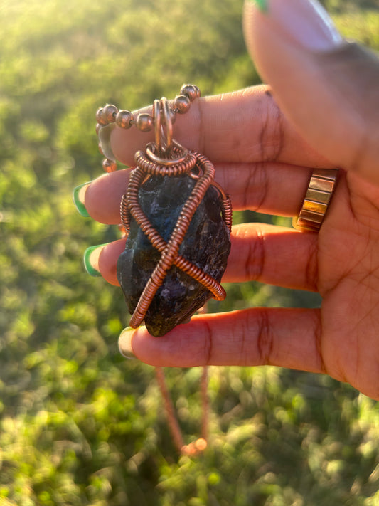 Rough Amethyst Pendant