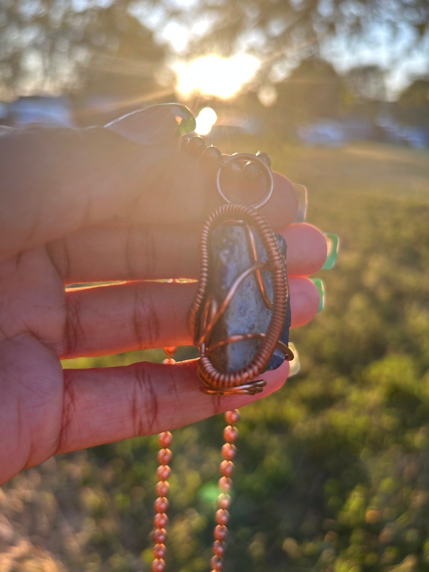 Rough Lapis Lazuli Pendant